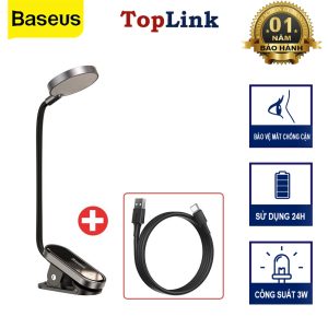 Đèn Kẹp Đọc Sách BASEUS DGRAD Mini Clip Lamp Không Dây Cảm Ứng Dung Lượng Pin 350mAh
