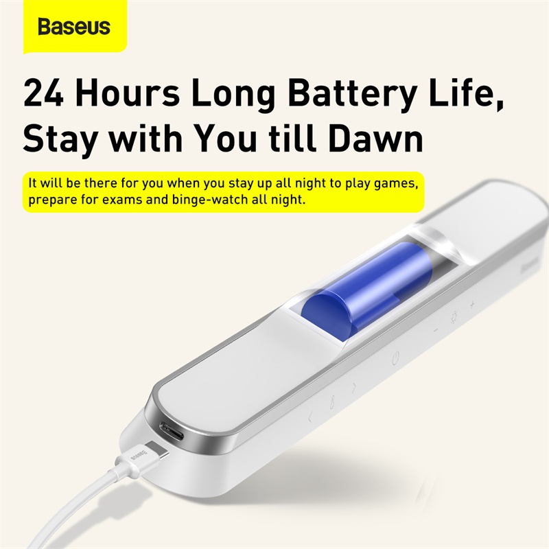 Đèn Led Treo Tường BASEUS Tích Điện DGXC-02 1800mah Cảm Ứng 3 Mức Ánh Sáng Dính Mọi Bề Mặt Sắt, Gỗ, Gạch men Đèn Led Treo Tường BASEUS Tích Điện DGXC-02 1800mah Cảm Ứng 3 Mức Ánh Sáng Dính Mọi Bề Mặt Sắt, Gỗ, Gạch men - Ảnh 12