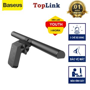 Đèn Treo Màn Hình Máy Tính BASEUS DGIWK-B01 i-Work Youth Bảo Vệ Mắt Chiếu Sáng Rộng Ánh Sáng Đều Thiết Kế Sang Trọng