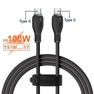 cap sac nhanh 100w baseus type c to type c pudding fast charging cable cho iphone 15 16 samsung laptop tablet huawei xiaomi 27 1