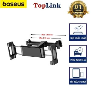 Kẹp Ipad Điện Thoại Máy Tính Bảng BASEUS Ghế Sau Xe Hơi, Ô Tô Chắc Chắn, Tiện Lợi, Có Thể Xoay 360 Độ