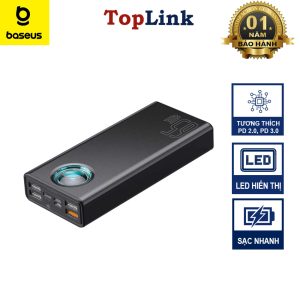 Pin Sạc Dự Phòng BASEUS BS-30KP365 Dung Lượng 30000mah - 65W Sạc Nhanh QC3.0 Cho iPhone, iPad, Laptop