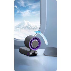 Quạt Có Dây Đeo Cổ YOOBAO G2 Cầm Tay Mini Dung Lượng Pin 4000mAh, 100 Cấp Gió, Mát Nhanh Với Sò Lạnh, Màn Hiển Thị Pin quat co day Deo co yoobao g2 cam tay mini dung luong pin 4000mah 100 cap gio mat nhanh voi so lanh m 8 1