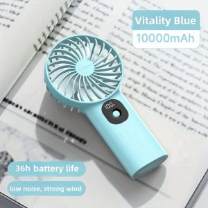 Quạt Mini YOOBAO F3PL Pin 10.000mAh Cầm Tay Để Bàn Tiện Lợi, 3 Cấp Gió, Sử Dụng 36h, Hiển Thị Dung Lượng Pin quat mini cam tay hoac De ban yoobao f3pl 3 cap gio pin 10 000mah su dung 36h hien thi dung luong 1