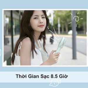 Quạt Mini YOOBAO F3PL Pin 10.000mAh Cầm Tay Để Bàn Tiện Lợi, 3 Cấp Gió, Sử Dụng 36h, Hiển Thị Dung Lượng Pin quat mini cam tay hoac De ban yoobao f3pl 3 cap gio pin 10 000mah su dung 36h hien thi dung luong 14