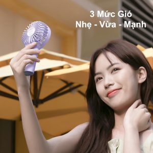 Quạt Mini YOOBAO F3PL Pin 10.000mAh Cầm Tay Để Bàn Tiện Lợi, 3 Cấp Gió, Sử Dụng 36h, Hiển Thị Dung Lượng Pin quat mini cam tay hoac De ban yoobao f3pl 3 cap gio pin 10 000mah su dung 36h hien thi dung luong 17