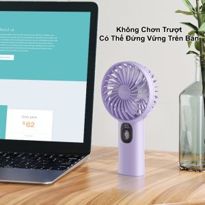 Quạt Mini YOOBAO F3PL Pin 10.000mAh Cầm Tay Để Bàn Tiện Lợi, 3 Cấp Gió, Sử Dụng 36h, Hiển Thị Dung Lượng Pin quat mini cam tay hoac De ban yoobao f3pl 3 cap gio pin 10 000mah su dung 36h hien thi dung luong 18