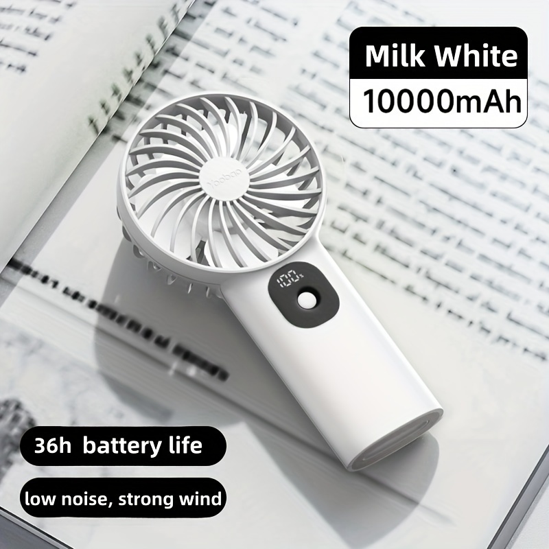 Quạt Mini YOOBAO F3PL Pin 10.000mAh Cầm Tay Để Bàn Tiện Lợi, 3 Cấp Gió, Sử Dụng 36h, Hiển Thị Dung Lượng Pin Quạt Mini YOOBAO F3PL Pin 10.000mAh Cầm Tay Để Bàn Tiện Lợi, 3 Cấp Gió, Sử Dụng 36h, Hiển Thị Dung Lượng Pin - Ảnh 3