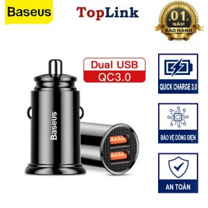 Alternative view of Tẩu Sạc Nhanh 30W BASEUS CCALL-YS01 1 Xe Hơi, Ô Tô Cổng USB 1 Cổng Type C PD Tích Hợp QC 3.0, QC 4.0, PD 3.0